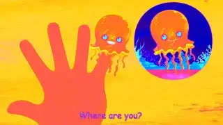 Jellyfish Finger Song Effects || Finger Family Song(Sea live Version)
