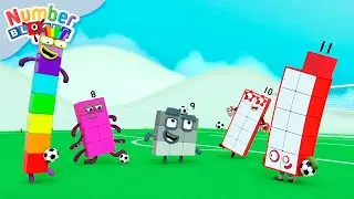 F&uacute;tbol y N&uacute;meros | 60 minutos de diversi&oacute;n matem&aacute;tica | Numberblocks en Espa&ntilde;ol