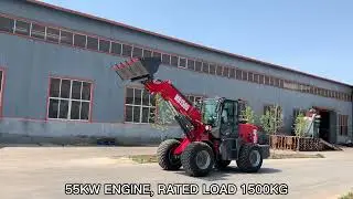 Mountain Raise Telescopic Wheel Loader, TL1500 MR1500 Mini Telescopic Loader