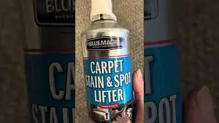Blue Magic Carpet stain making magic happen. Remove gum from carpet #satisfying