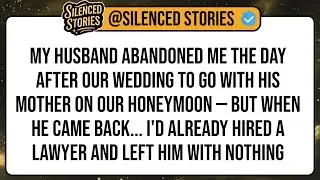 My Husband Abandoned Me the Day After Our Wedding To Go With His Mother on OUR Honeymoon &mdash; But ...