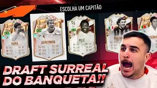 A ESCOLHA MAIS DIFÍCIL DO BANQUETA NO DRAFT SURREAL DO FIFA 23!!