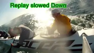 Ocean Flip in a Waka ama