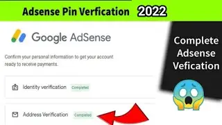 How to verify pin in google adsense 2022 Bangla tutorial _ adsense pin verification