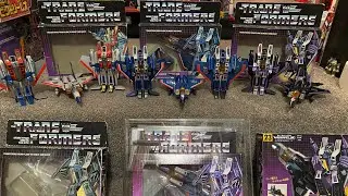 Transformers generation one seeker collection G1 vintage complete 1984 Starscream thundercracker sky