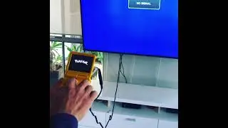 Gameboy Advance SP Pikachu Pokemon Edition Modified with AV TV Out Functionality Retro GBA SP