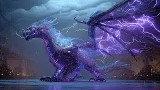 Lightening-forged Dragon | Electronic Fantasy Metal Loop | Arcane Power & Lightning Skies