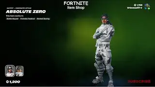 Absolute Zero Skin in the Item Shop