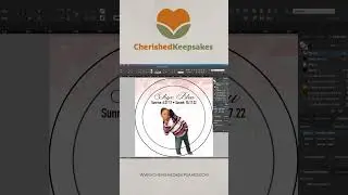 🕊️ BTS: Creating Peace Through Keepsakes #celebrationoflife #funeralprogram #griefsupport