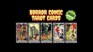 Horror Comic Tarot Cards