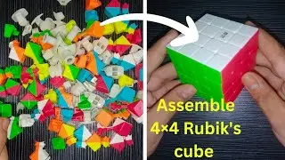 How to Assemble non magnetic 4&times;4 Rubik's cube | Full tutorial | @CubePlayer-