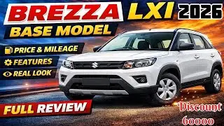 Brezza Lxi Base Model 2026 With Discount 60000 Features Price IBrezza Detail Review. #automobile 