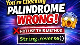 Palindrome Number Interview Trick (No String Method!)