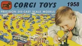 Corgi Diecast Catalog 1958 . Presentation. #vintage #automobile
