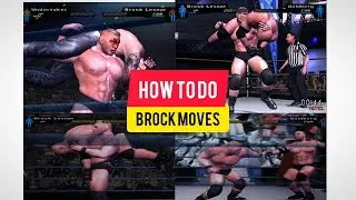 How to do Brocklessnar  moves wwe smackdown here comes the pain ps2