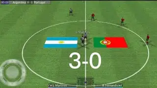 Winner soccer Evolution gameplay Argentina X Portugal 