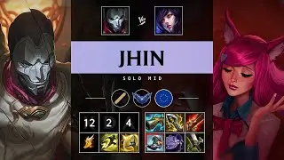 Jhin Mid vs Ahri - EUW Diamond Patch 25.07