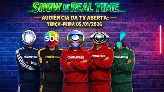 Real-Time Show Audience Report for Open TV, Tuesday, January 6, 2026 #globo #sbt #audience #soapo...