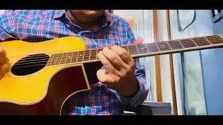 O mere dil ke chain easy guitar tabs