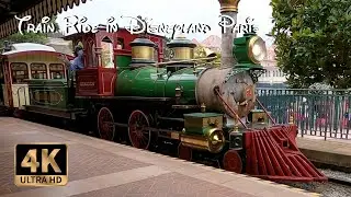 Train ride in Disneyland Paris [4K] 2021