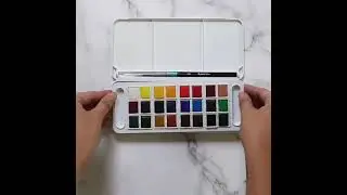 Daler Rowney Aquafine Transparent Watercolor Set Of 24