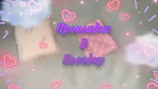 🌸СОБИРАЕМ ПРОКЛАДКИ и ЕЖЕДНЕВКИ в ПОЕЗД🌸