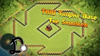 Clash of Clans - TH10 Trophy Base (The Shuriken)