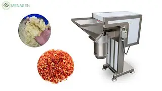 MNS-307 Vegetable Chopping Machine| Onion Ginger Chili Chopper| menasenmachinery.com