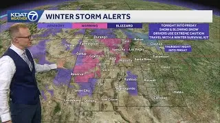 Rain moves in before winter storm pattern hits much of New Mexico