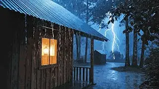 Deep Sleep Rain - Tropical Rain & Heavy Thunderstorm Sounds for Sleeping -  Stress Relief speed 34