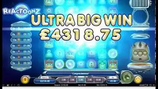 Reactoonz Ultra Big Win &pound;4,319! KasinoKingMobile