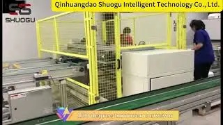 Solar panel production line 180 degree turnover conveyor#solarpanelproductionline #solarpanel