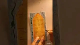 making a bookmark for my mom's gutka sahib☺#gurbani #gurbanikatha #gurbanilive #gurbanistatus #sikh