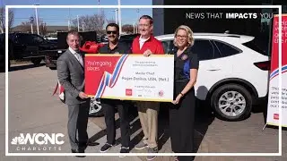 Combat-wounded veteran receives new car through support program