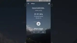 How to mine QuazarCoin on Android Minergate