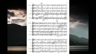 The Hebrides arranged for flute quintet/flute choir