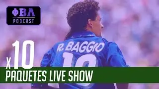 Paquetes Live Show x10 | Especial Roberto Baggio con Manu Badenes