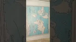 continents and oceans on world map