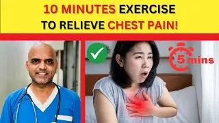 10-Minute Exercise to Relieve Chest Pain! | Prakash Physiotherapist #doctor #physiotherapist