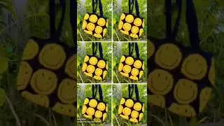 #crochet  # smily bag #viral #handbag #howtomakewoolenflower #reeels#womensaccessories &hearts;️🫶🫶😊😊☺️