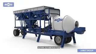 The Highly Efficient Mobile Concrete Batching Plant