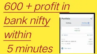 intaraday 600 + profit 1 5 minutes