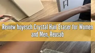 Review hoyesch Crystal Hair Eraser for Women and Men, Reusable Crystal Hair Remover Magic Painless E