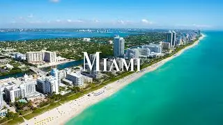 ☀️ MIAMI by DRONE - A TROPICAL PARADISE IN US (4K TRAVEL VIDEO)(4K Ultra HD)