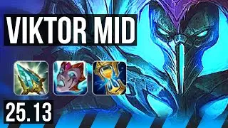 VIKTOR vs ORIANNA (MID) | 4k comeback | KR Master | 25.13