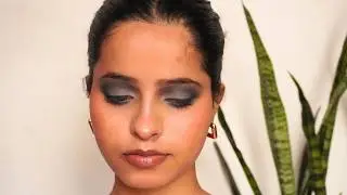 Black & Silver Smokey Eye | Grey Smoky Makeup Look