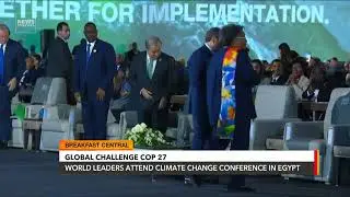 World Leaders Attend Climate Change Conference in Egypt