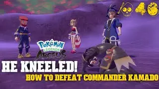 How to Defeat Commander Kamado in Pok&eacute;mon Legends: Arceus &ndash; Temple of Sinnoh Battle (Ep 46)
