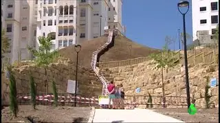 El polémico tobogán de Estepona que no duró ni 24 horas abierto costó 28.000 euros
