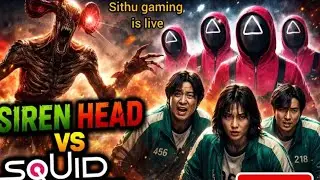 Squid Game live stream gameplay. No Second Chance 😈 | Siren head in  Game | Squid Game LIVE 🔴 One